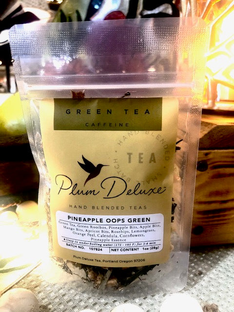 Plum Deluxe Pineapple Oops Hand Blended Green Tea