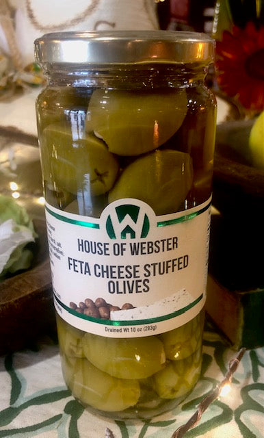 HOUSE OF WEBSTER Feta Cheese Stuffed Olives