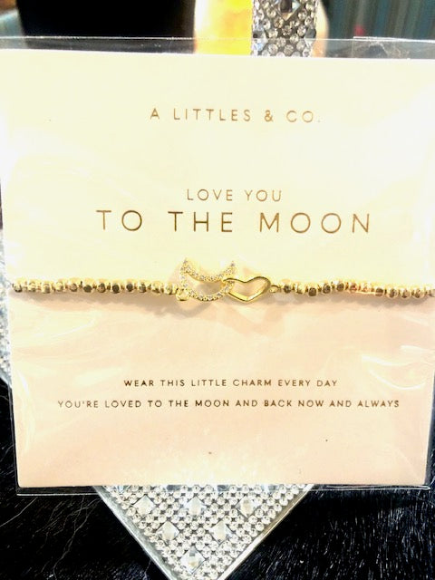 A Littles & Co. Love You to the Moon Bracelet