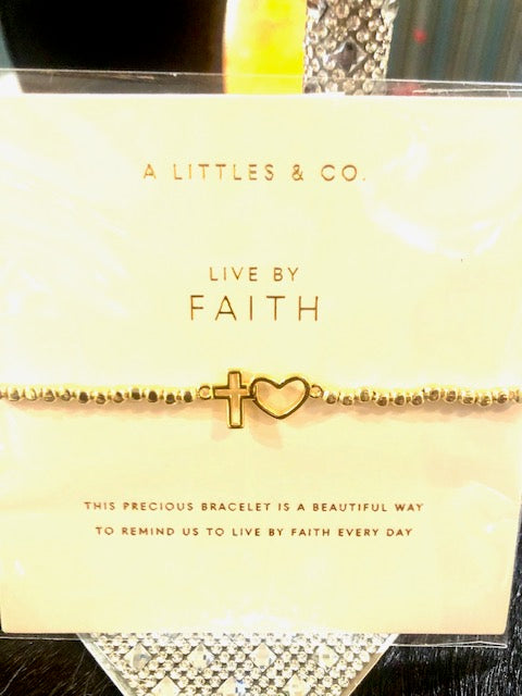 A Littles & Co. Live by Faith Bracelet