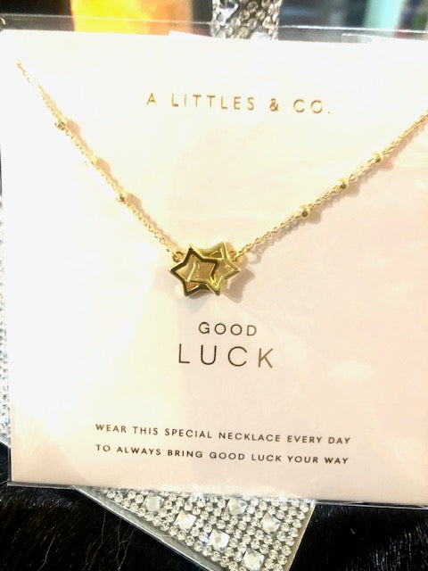 A LITTLES & CO. Good Luck Necklace