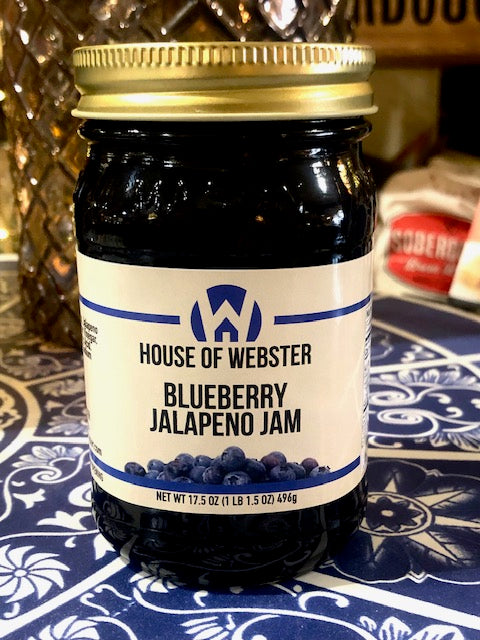 HOUSE OF WEBSTER Blueberry Jalapeno Jam