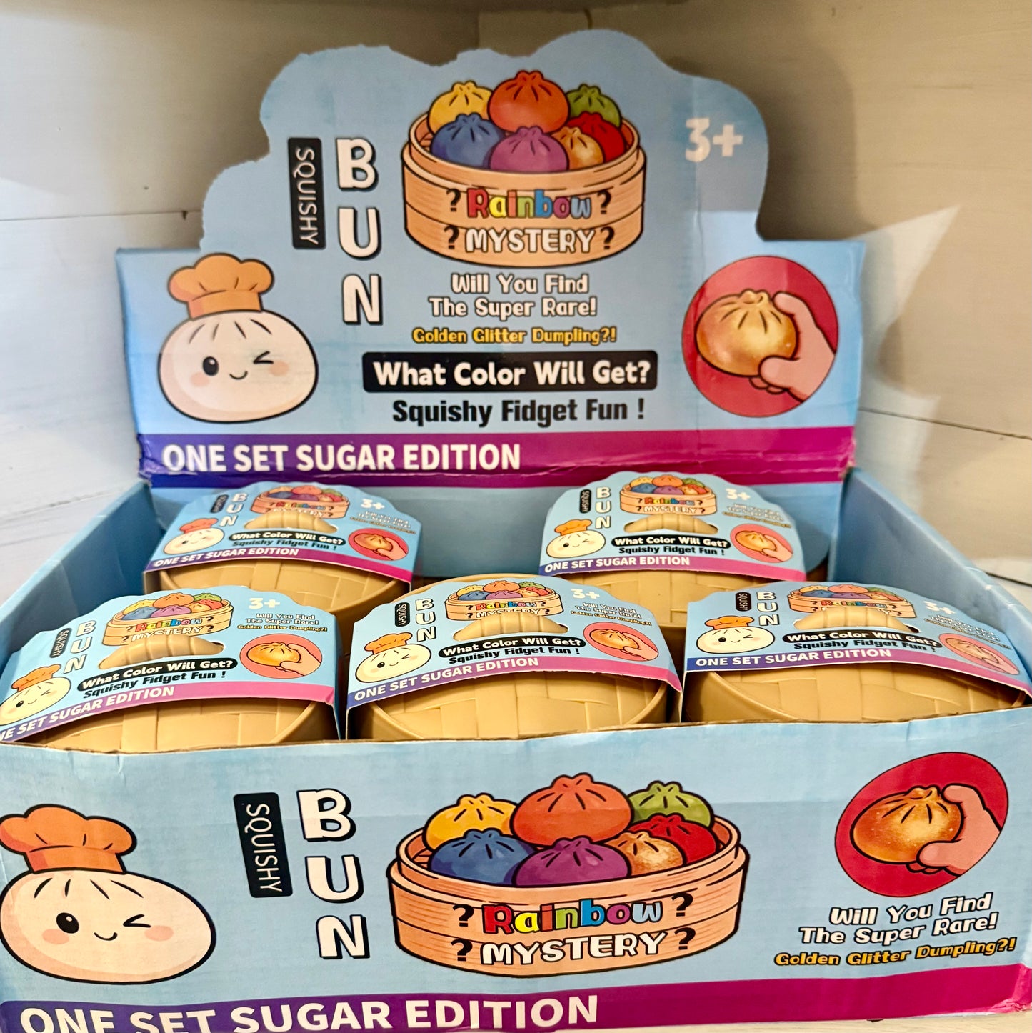 Squishy Bun Rainbow Mystery Sugar Edition
