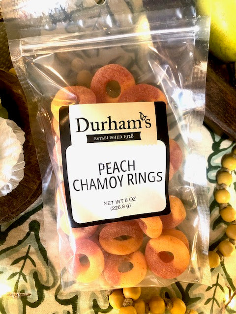 Durham Ellis Peach Chamoy Rings