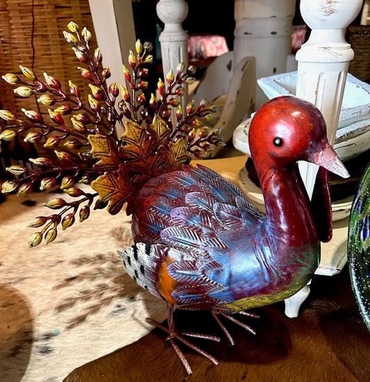 Metal Turkey Statuary