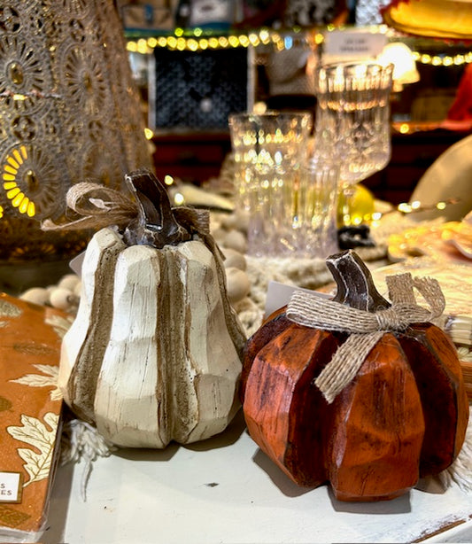 Resin Pumpkin Table Decor