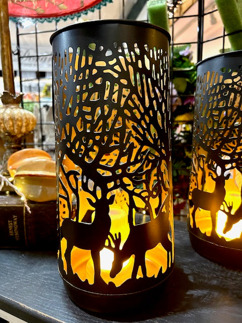 Woodland Forest Metal Lantern