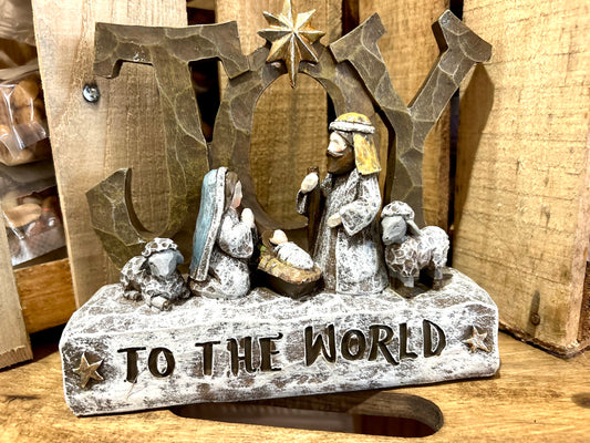 Joy to the World Shelf Sitter