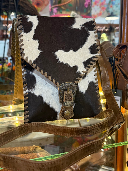 Rustler Cowhide Buckle Purse by Countryside Co.