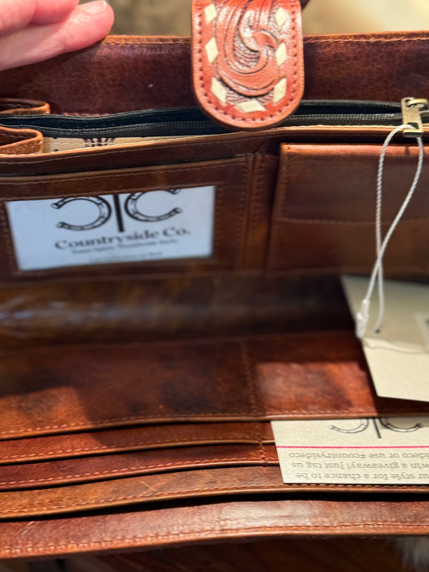 Loretta Cowhide Wallet by Countryside Co.