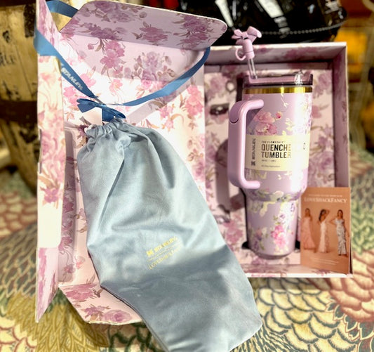 The Stanley LoveShackFancy Lavender with Roses 40oz Tumbler