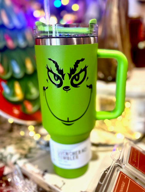 Grinch 40oz Stanley Quencher H2.0