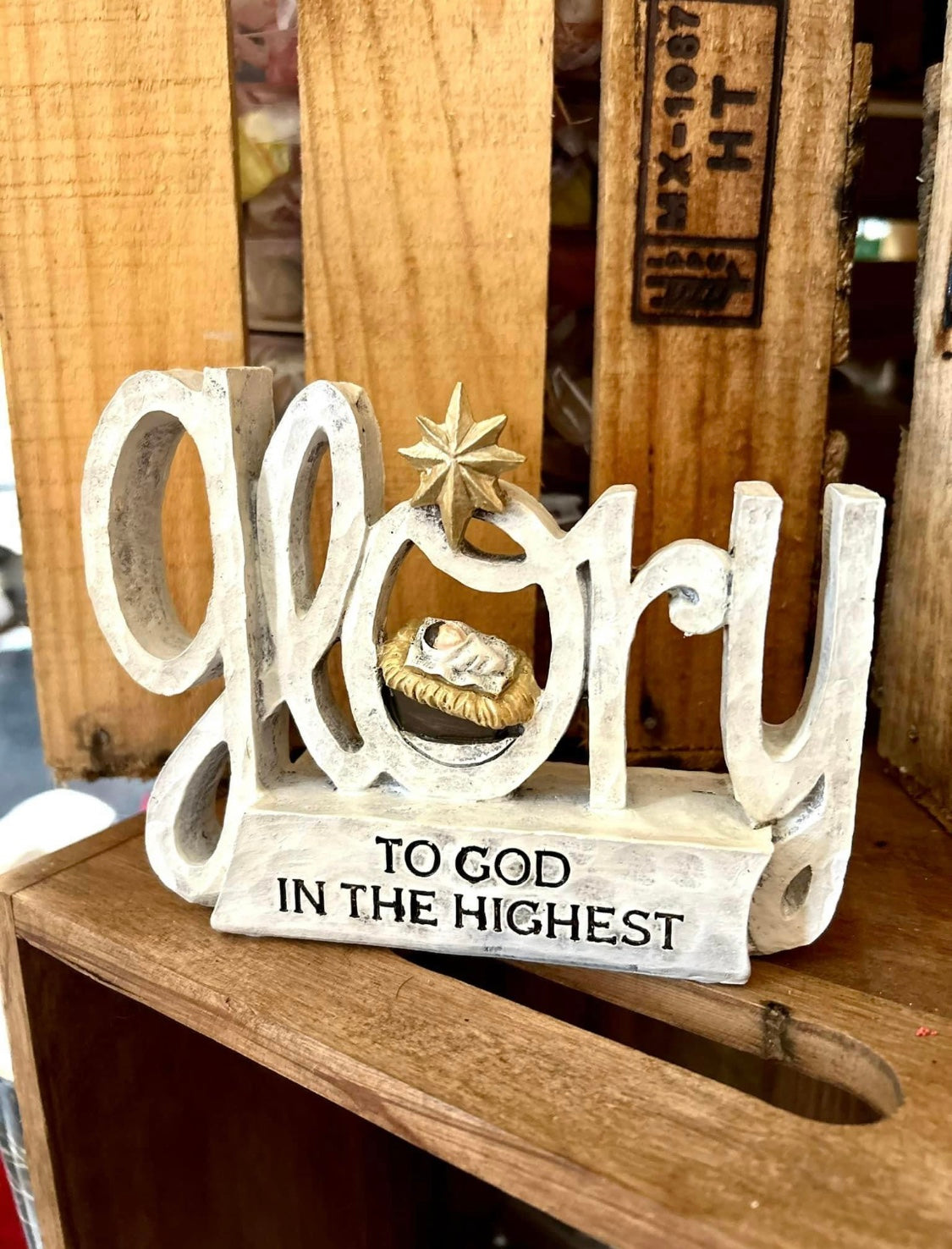 Glory Block Shelf Sitter