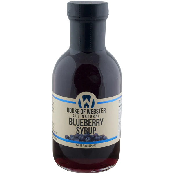 House of Webster All Natural Blueberry Syrup