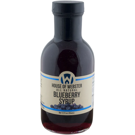 House of Webster All Natural Blueberry Syrup