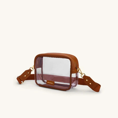 Mira & Moss Cleo Clear Tan Bag