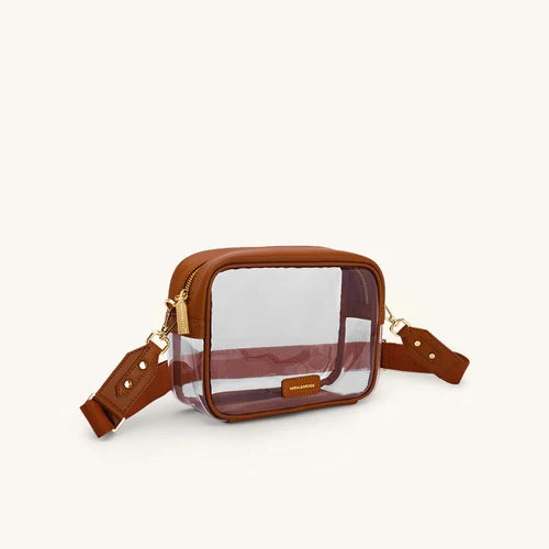 Mira & Moss Cleo Clear Tan Bag