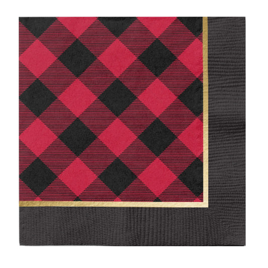 Sophistiplate Buffalo Plaid Cocktail Napkins