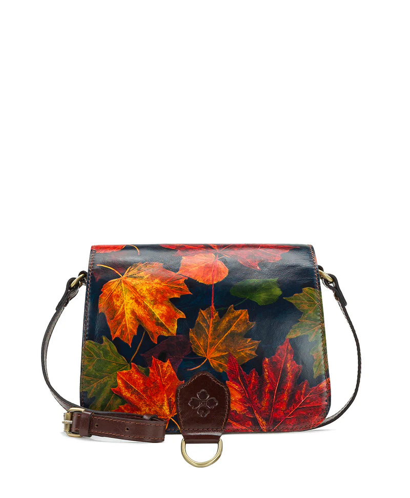 Ilina Flap Crossbody Maple Leaves