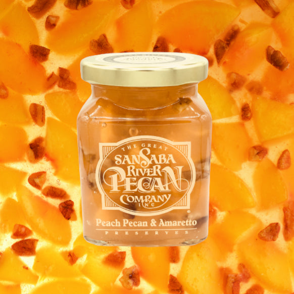 San Saba River Peach Pecan & Amaretto Preserves