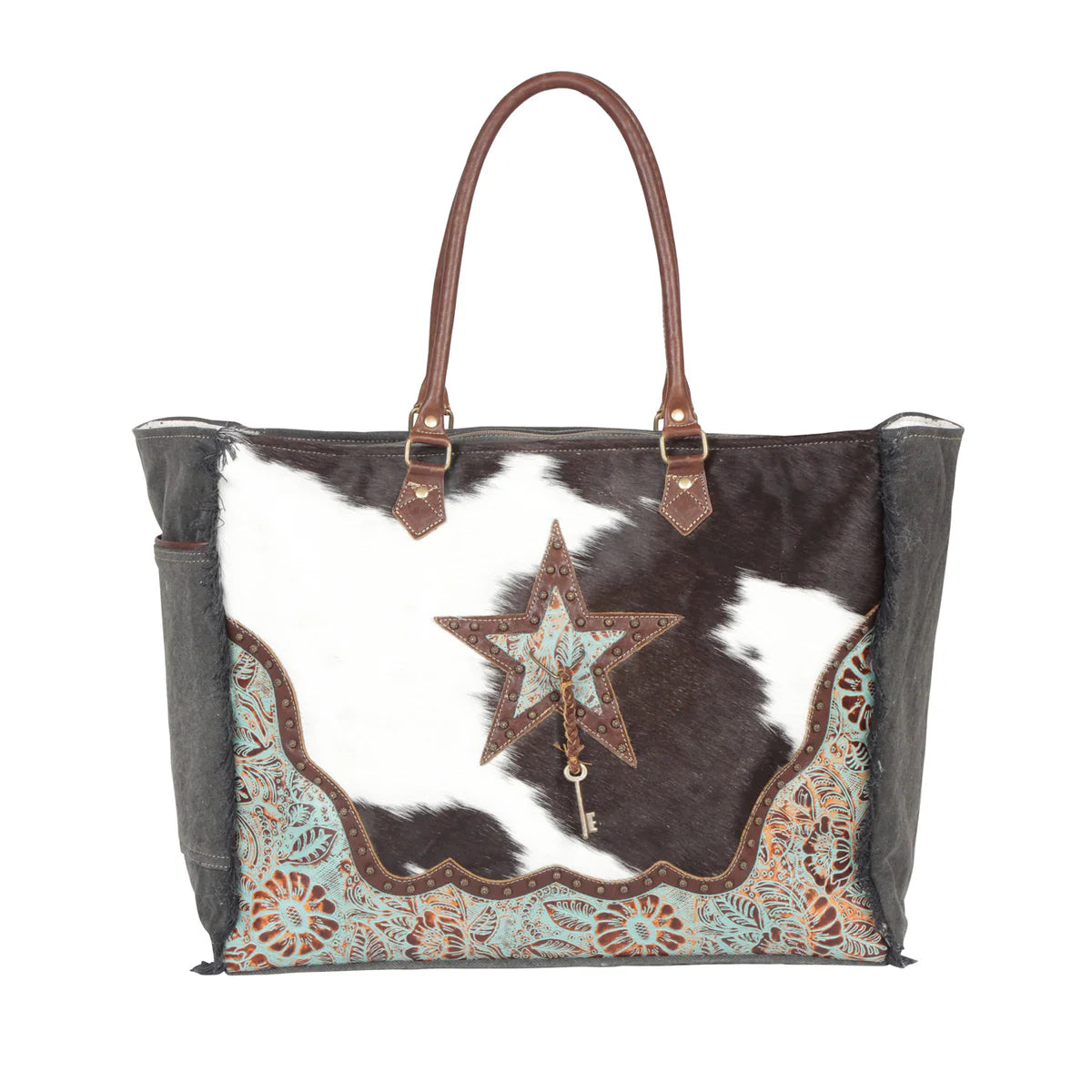 Myra Asterias Canvas & Hairon Bag