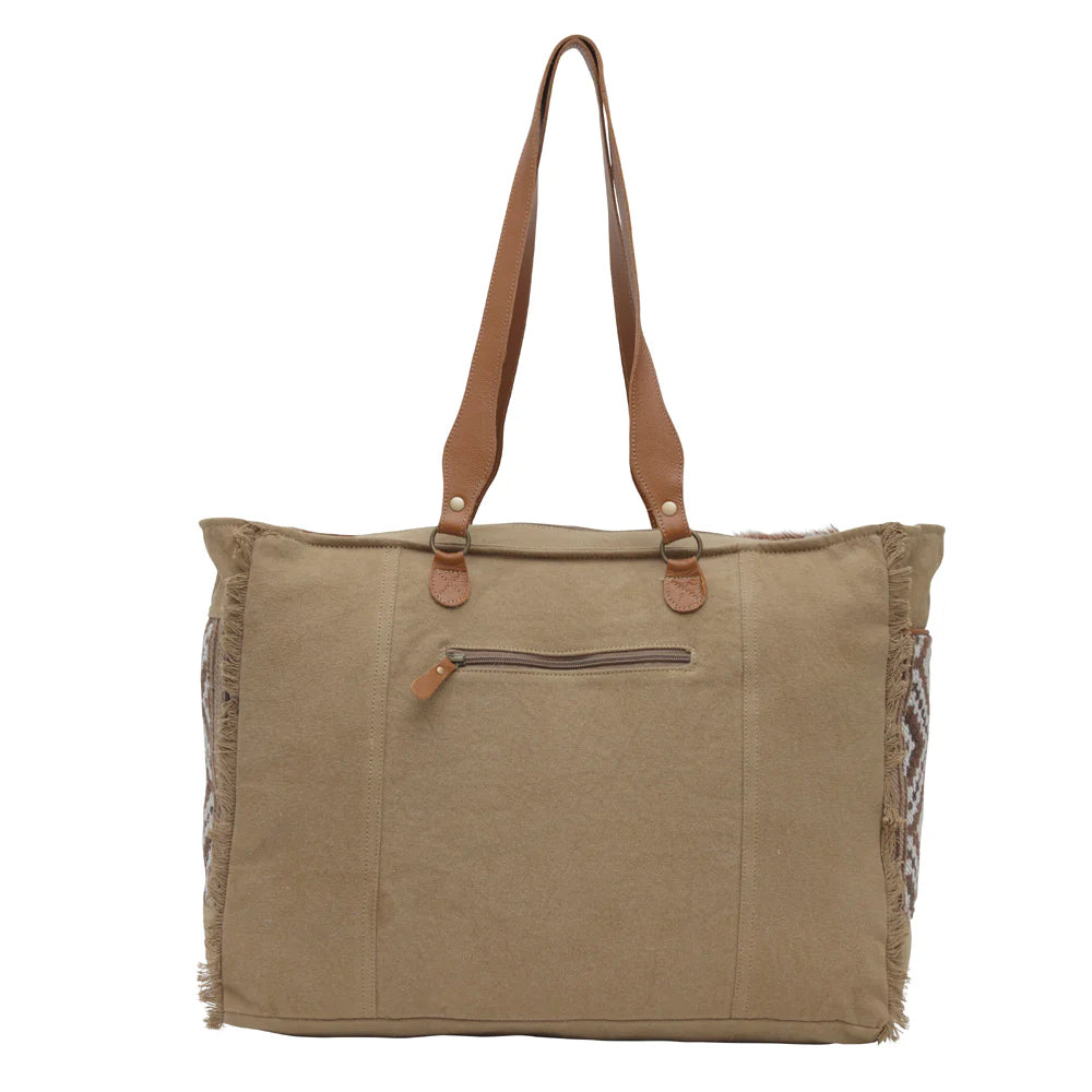 Myra Elisa Leather Weekender Bag