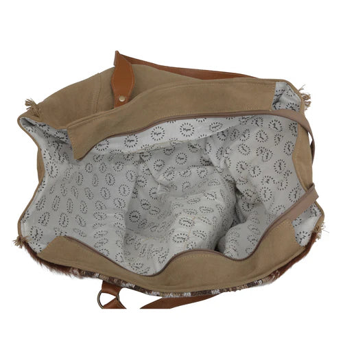 Myra Elisa Leather Weekender Bag