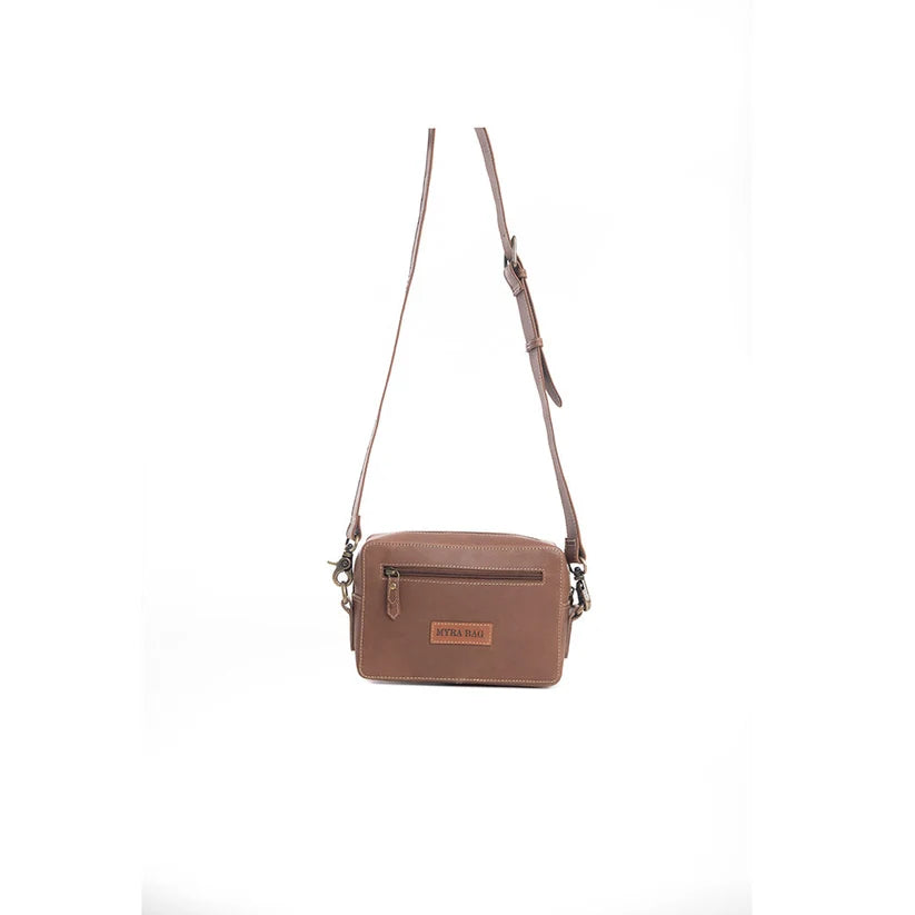 Myra Winds of the Rose Hand-Tooled Leather Bag
