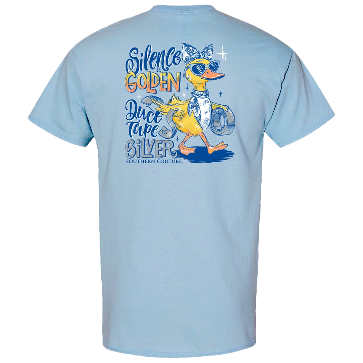 Southern Couture Classic Silence Is Golden Duck T-Shirt