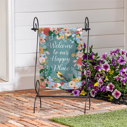 What She Shed Sentimental Suede Garden Flag