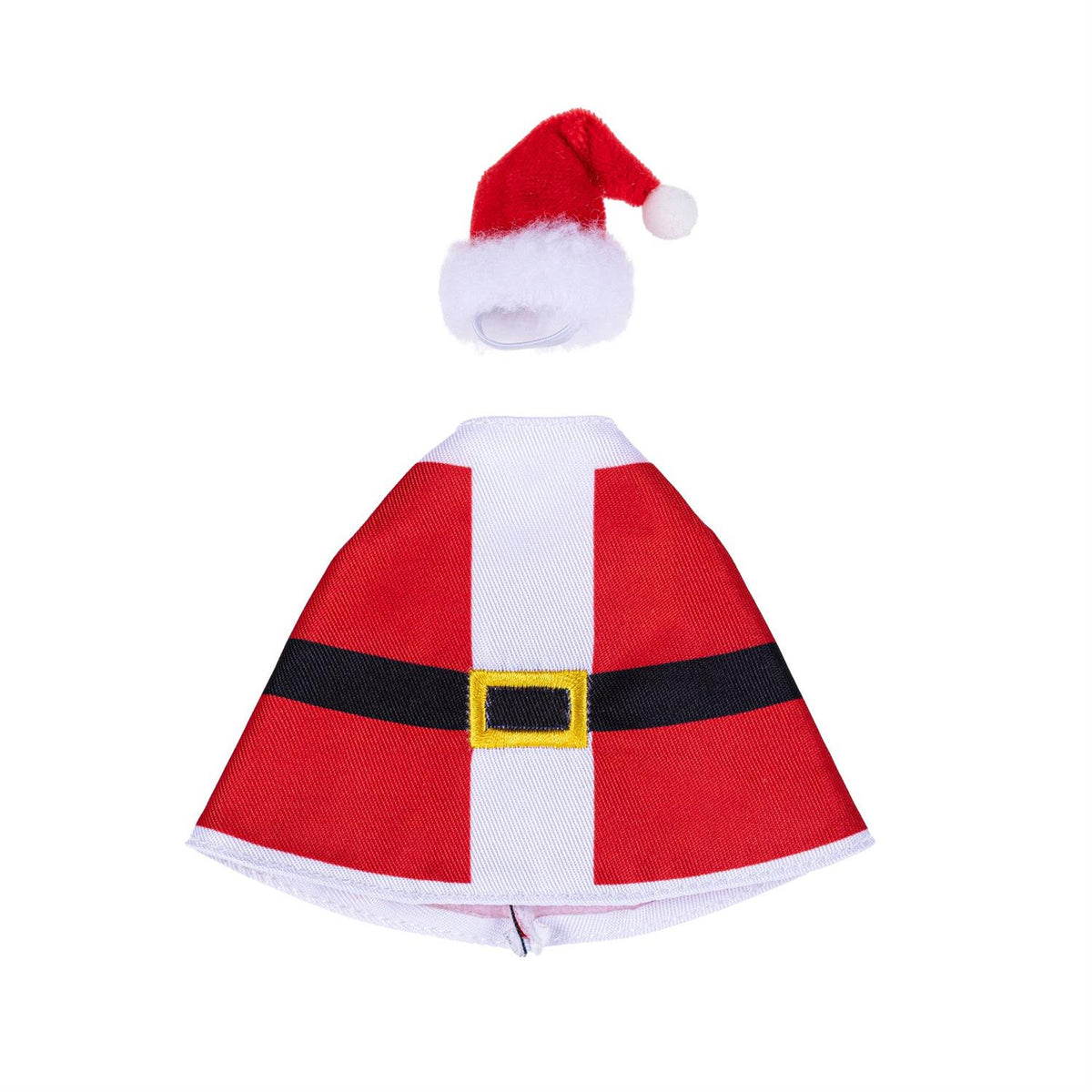 Gordy the Desktop Goose Hillside Pasture Table Decor Fabric Accessory Set, Santa Suit