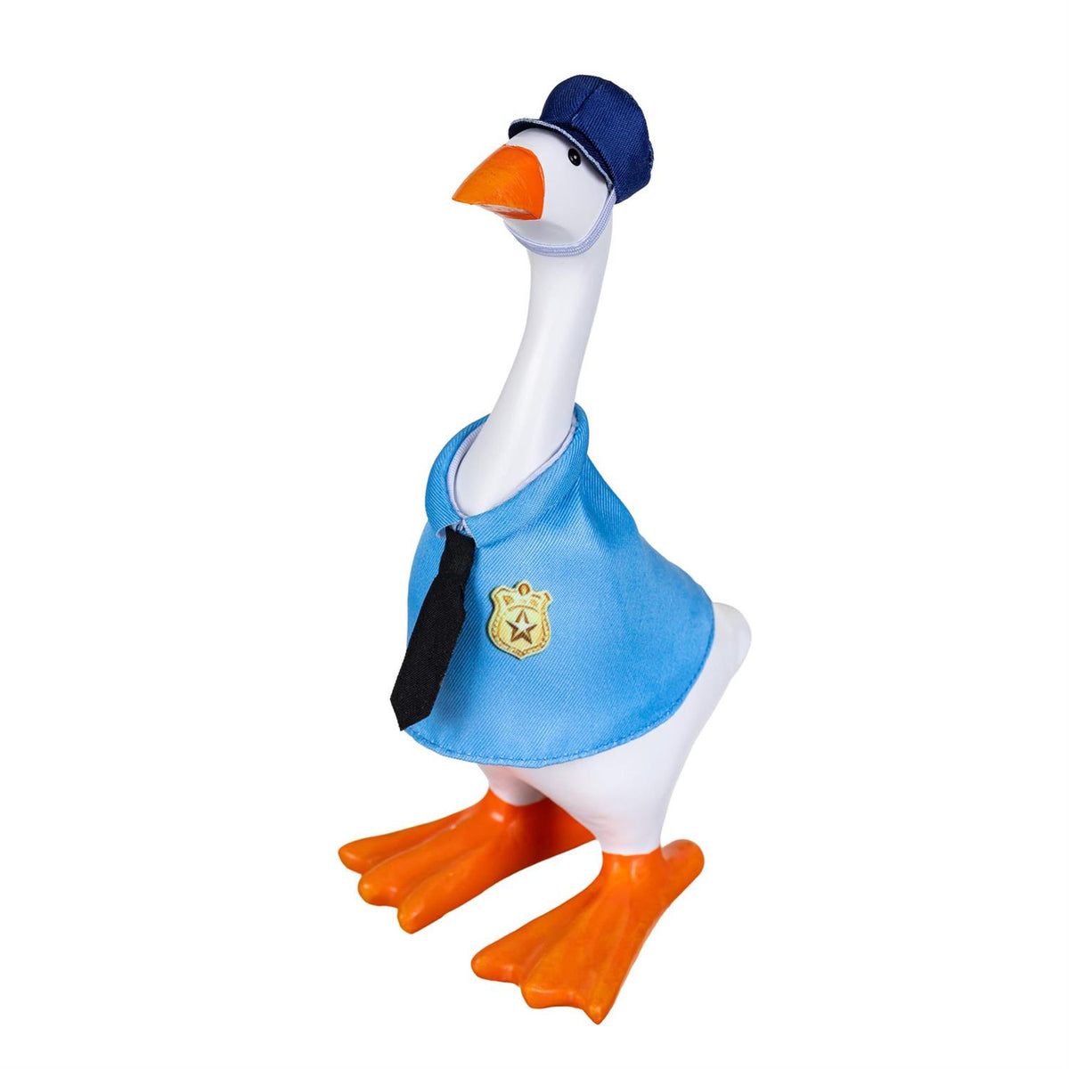Gordy the Desktop Goose Hillside Pasture Table Decor Fabric Accessory Set, Police Officer
