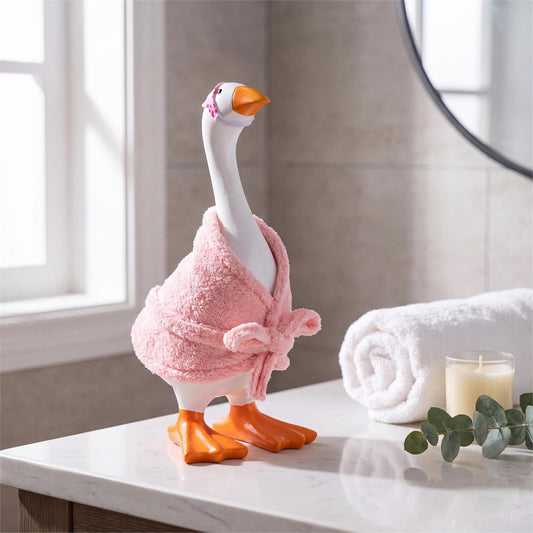 Gordy the Desktop Goose Hillside Pasture Table Decor Fabric Accessory Set, Spa