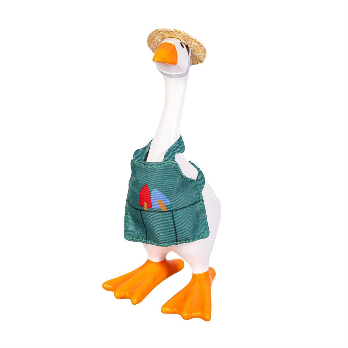 Gordy the Desktop Goose Hillside Pasture Table Decor Fabric Accessory Set, Gardener