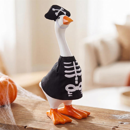Gordy the Desktop Goose Hillside Pasture Table Decor Fabric Accessory Set, Skeleton