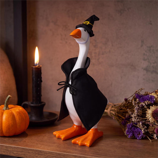 Gordy the Desktop Goose Hillside Pasture Table Decor Fabric Accessory Set, Witch