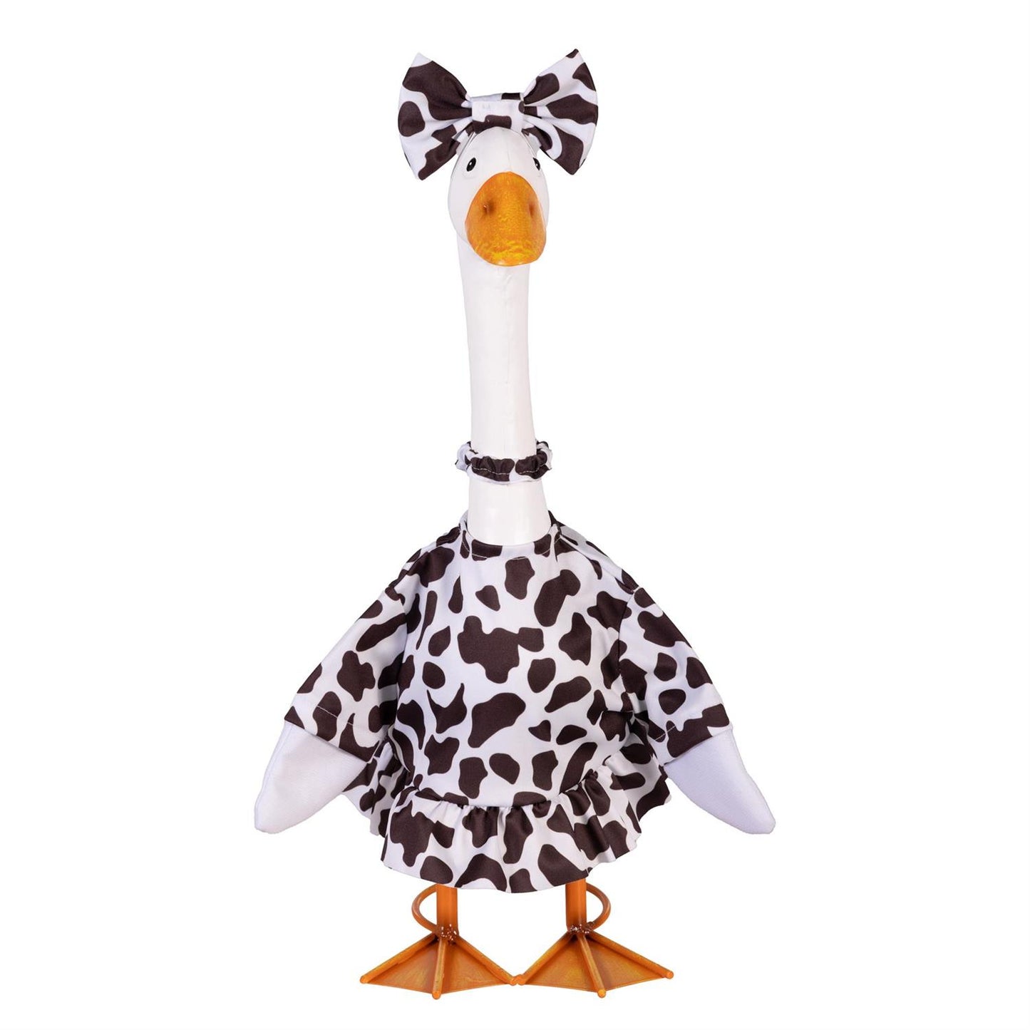 Giddy the Goose Outfit, Cow Print Gown