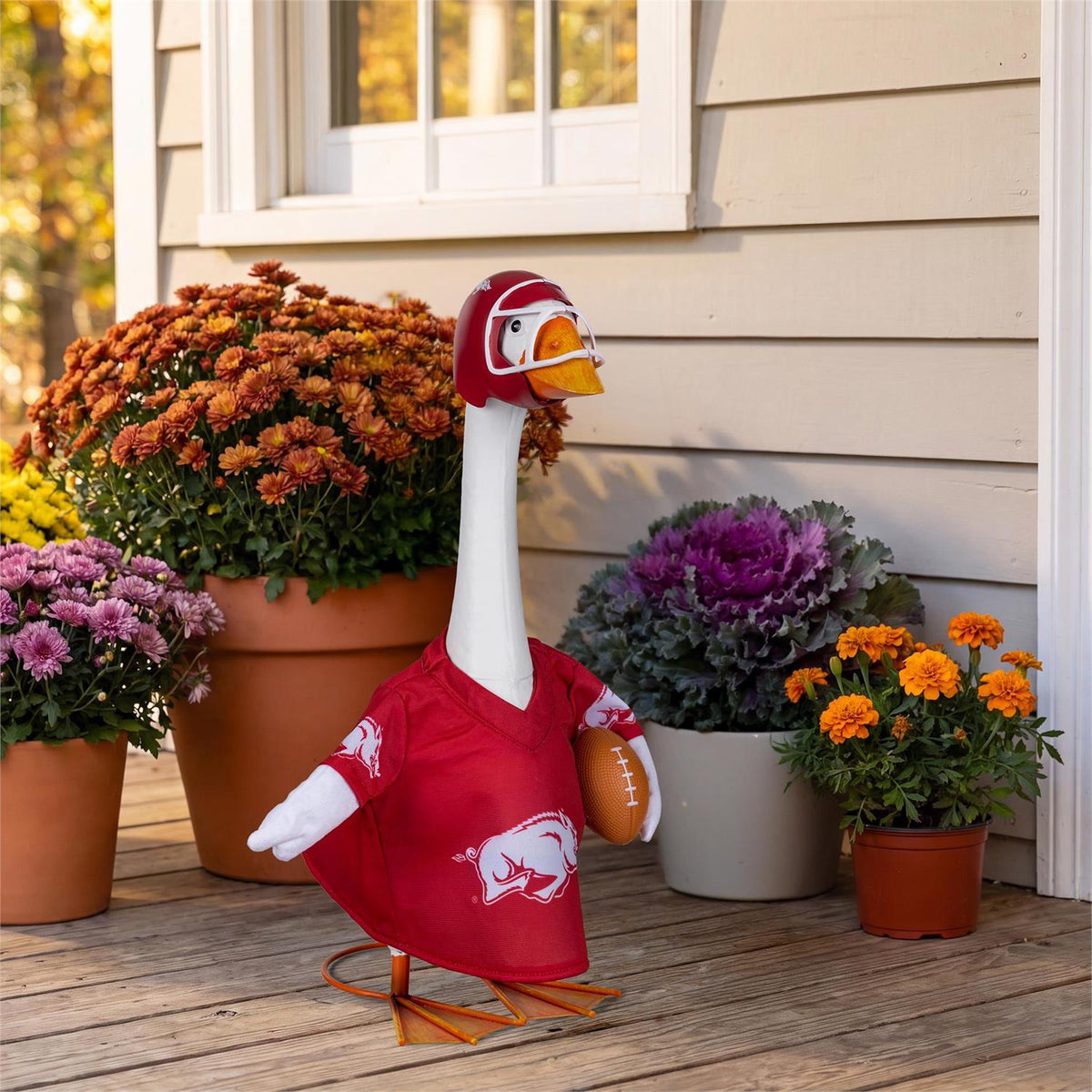 Giddy University of Arkansas Sports Porch Goose Uniform