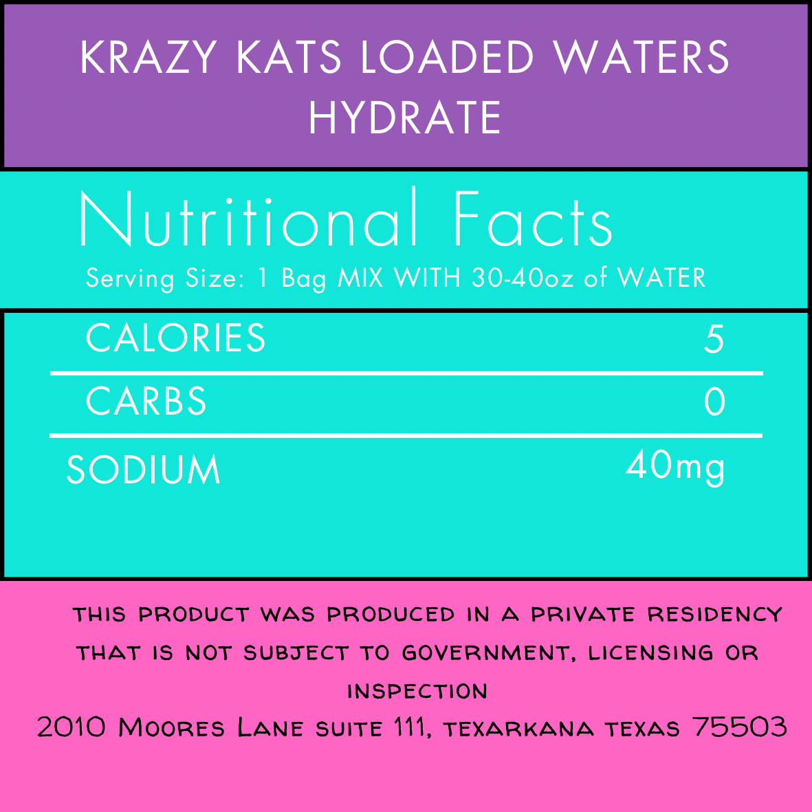 Krazy Kat's Loaded Water