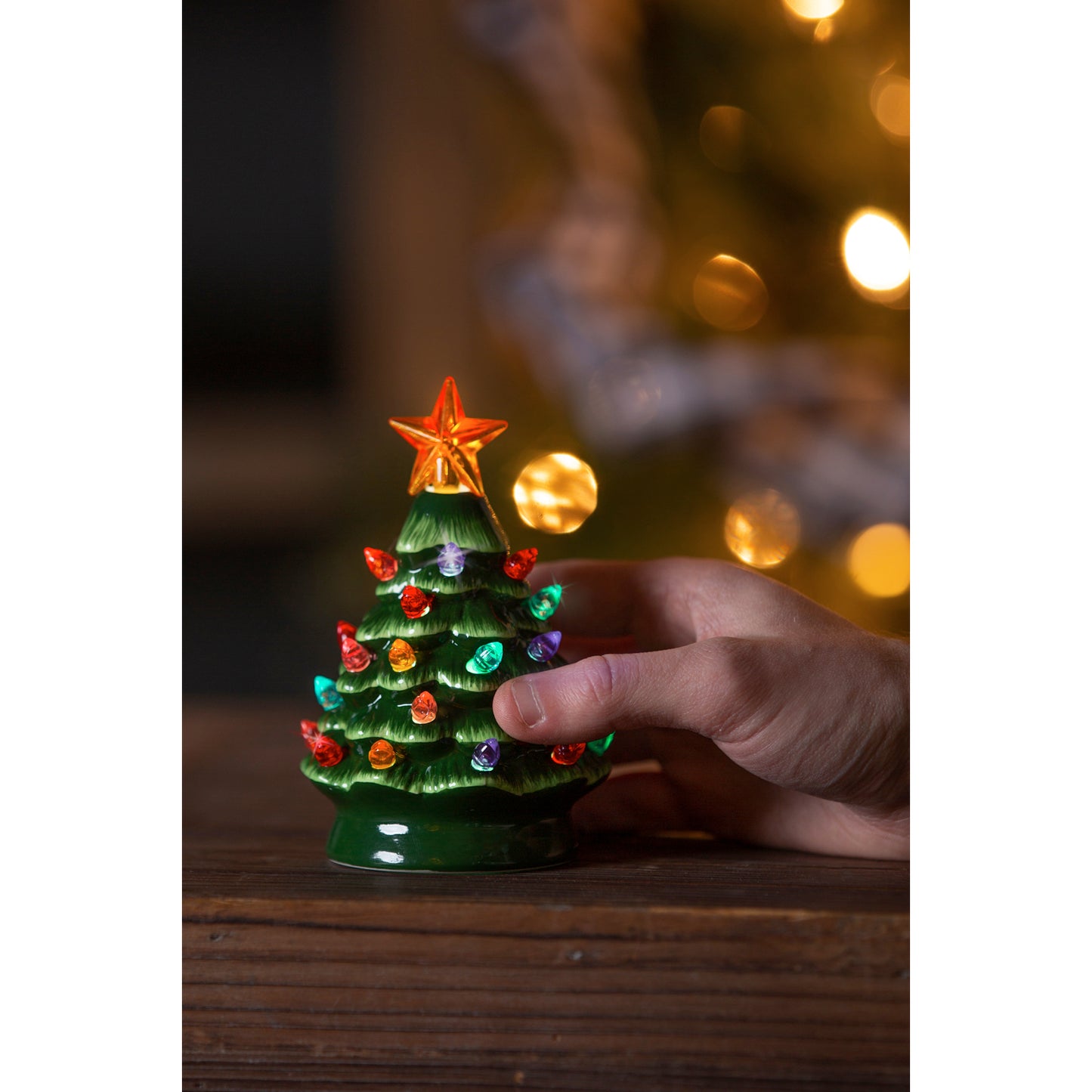 LED Color Changing Mini Ceramic Tree