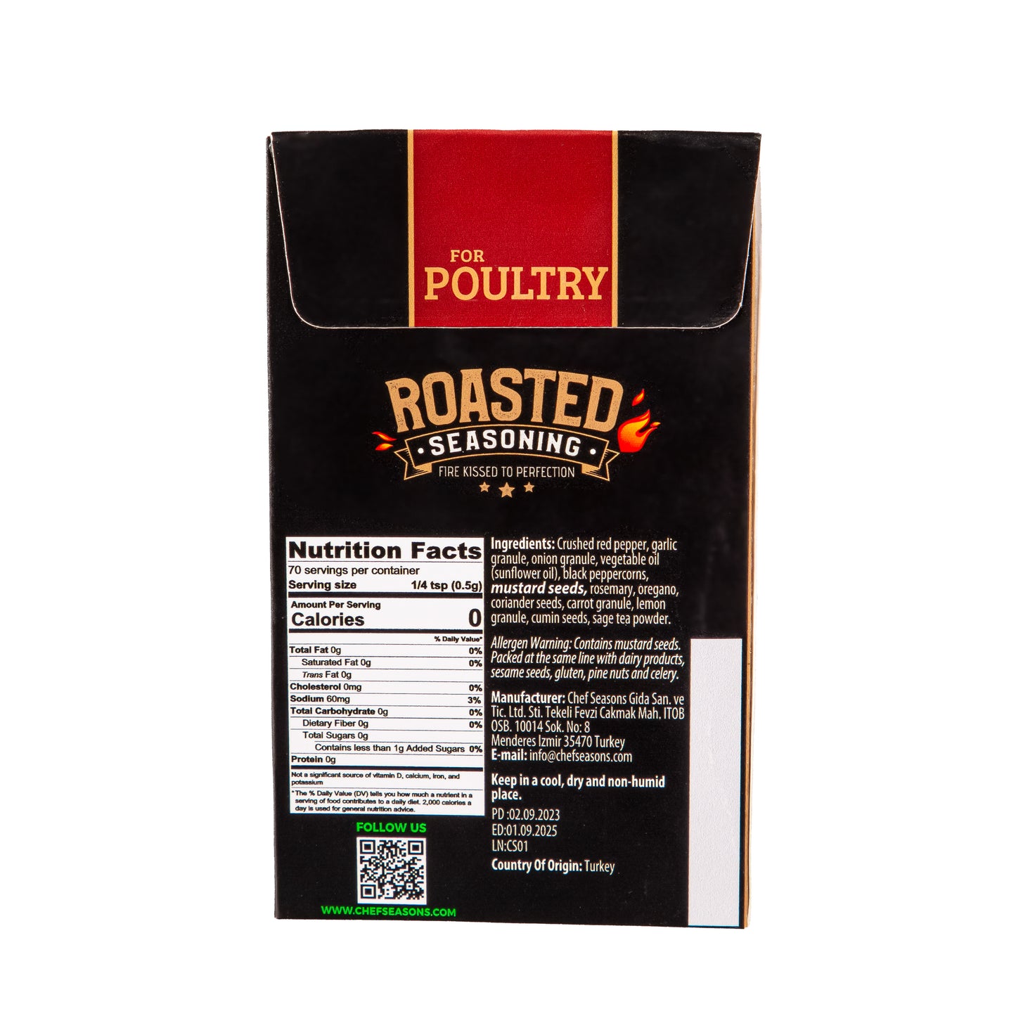 Chef Seasons' Roasted Seasoning For Poultry