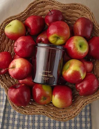 Aromatique Cinnamon Cider 10oz Foundry Glass Candle with Lid