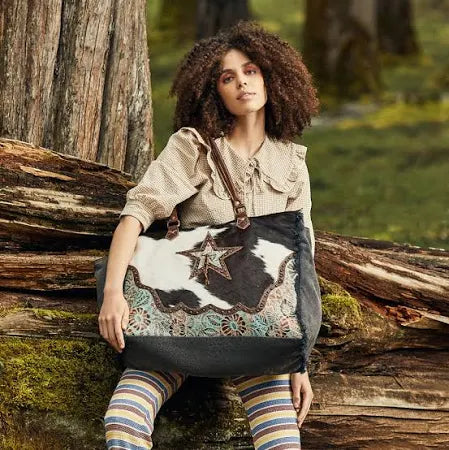 Myra Asterias Canvas & Hairon Bag